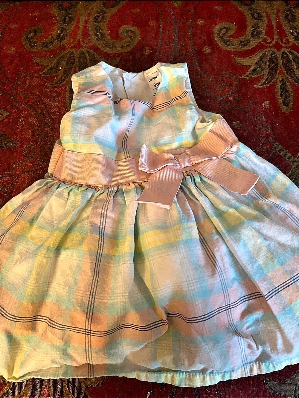 Carter's Girls Plaid Party Dress